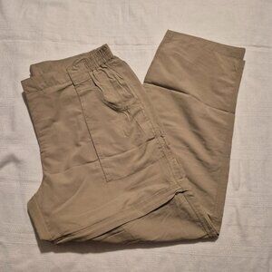 World Wide Sportsman women's size 2XL tan light weight convertible pants, NWT